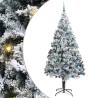Sapin de Noël artificiel Blanc 240 cm PVC, Acier et Plastique 542164542164