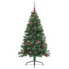 Sapin de Noël artificiel pré-éclairé Vert 120 cm PVC 542165542165