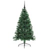 Sapin de Noël artificiel pré-éclairé Vert 120 cm PVC 542166542166