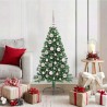 Sapin de Noël artificiel pré-éclairé Vert 120 cm PVC 542167542167