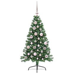 Sapin de Noël artificiel pré-éclairé Vert 120 cm PVC 542167542167