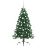 Sapin de Noël artificiel pré-éclairé Vert 120 cm PVC 542168542168