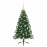 Sapin de Noël artificiel pré-éclairé Vert 120 cm PVC 542169542169