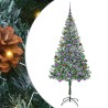 Sapin de Noël artificiel avec 300 LED Vert 180 cm PVC et Acier 542171542171