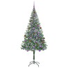 Sapin de Noël artificiel avec 300 LED Vert 180 cm PVC et Acier 542171542171