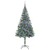 Sapin de Noël artificiel avec 300 LED Vert 180 cm PVC et Acier 542171542171