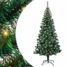 Sapin de Noël artificiel pré-éclairé Vert 150 cm PVC et métal 542175542175