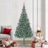 Sapin de Noël artificiel avec 300 LED Vert 210 cm PVC et Acier 542177542177