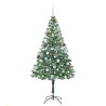 Sapin de Noël artificiel avec 300 LED Vert 180 cm PVC et Acier 542179542179