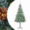 Sapin de Noël artificiel avec 300 LED Vert 180 cm PVC et Acier 542184542184