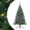 Sapin de Noël artificiel pré-éclairé Vert 120 cm PVC 542186542186