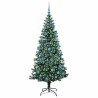 Sapin de Noël artificiel pré-éclairé Vert 180 cm PVC 542191542191