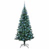 Sapin de Noël artificiel pré-éclairé Vert 180 cm PVC 542191542191