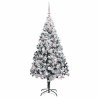 Sapin de Noël artificiel Blanc 180 cm PVC, Acier et Plastique 542192542192