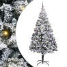Sapin de Noël artificiel Blanc 240 cm PVC, Acier et Plastique 542193542193