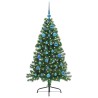 Sapin de Noël artificiel pré-éclairé Vert 150 cm PVC 542195542195