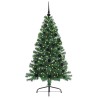 Sapin de Noël artificiel pré-éclairé Vert 150 cm PVC 542196542196