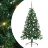Sapin de Noël artificiel pré-éclairé Vert 150 cm PVC 542197542197