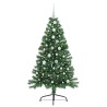 Sapin de Noël artificiel pré-éclairé Vert 150 cm PVC 542198542198