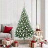Sapin de Noël artificiel pré-éclairé Vert 180 cm PVC 542199542199