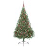Sapin de Noël artificiel pré-éclairé Vert 180 cm PVC 542201542201