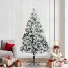 Sapin de Noël artificiel Blanc 240 cm PVC, Acier et Plastique 542202542202