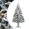 Sapin de Noël artificiel Blanc 240 cm PVC, Acier et Plastique 542202542202
