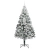 Sapin de Noël artificiel Blanc 240 cm PVC, Acier et Plastique 542202542202