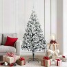 Sapin de Noël artificiel Blanc 180 cm PVC, Acier et Plastique 542204542204