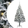 Sapin de Noël artificiel Blanc 180 cm PVC, Acier et Plastique 542204542204