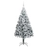 Sapin de Noël artificiel Blanc 180 cm PVC, Acier et Plastique 542204542204