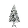 Sapin de Noël artificiel Blanc 180 cm PVC, Acier et Plastique 542205542205