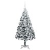 Sapin de Noël artificiel Blanc 180 cm PVC, Acier et Plastique 542205542205