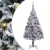 Sapin de Noël artificiel Blanc 180 cm PVC, Acier et Plastique 542206542206