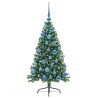 Sapin de Noël artificiel pré-éclairé Vert 120 cm PVC 542207542207