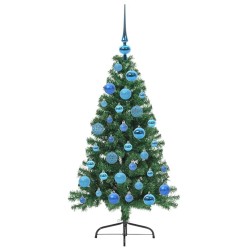Sapin de Noël artificiel pré-éclairé Vert 120 cm PVC 542207542207