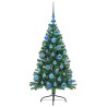 Sapin de Noël artificiel pré-éclairé Vert 120 cm PVC 542207542207