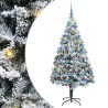 Sapin de Noël artificiel Blanc 180 cm PVC, Acier et Plastique 542208542208