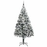Sapin de Noël artificiel Blanc 240 cm PVC, Acier et Plastique 542209542209