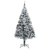 Sapin de Noël artificiel Blanc 240 cm PVC, Acier et Plastique 542209542209