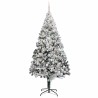 Sapin de Noël artificiel Blanc 240 cm PVC, Acier et Plastique 542210542210