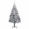 Sapin de Noël artificiel Blanc 240 cm PVC, Acier et Plastique 542210542210