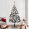 Sapin de Noël artificiel Blanc 240 cm PVC, Acier et Plastique 542211542211