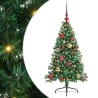 Sapin de Noël artificiel pré-éclairé Vert 120 cm PVC 542212542212