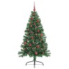 Sapin de Noël artificiel pré-éclairé Vert 150 cm PVC 542213542213