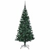 Sapin de Noël artificiel pré-éclairé Vert 180 cm PVC et métal 542216542216