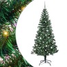 Sapin de Noël artificiel pré-éclairé Vert 240 cm PVC et métal 542227542227