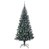 Sapin de Noël artificiel pré-éclairé Vert 180 cm PVC et métal 542230542230