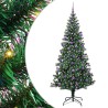 Sapin de Noël artificiel pré-éclairé Vert 210 cm PVC et métal 542232542232
