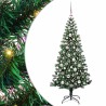 Sapin de Noël artificiel pré-éclairé Vert 180 cm PVC et métal 542236542236